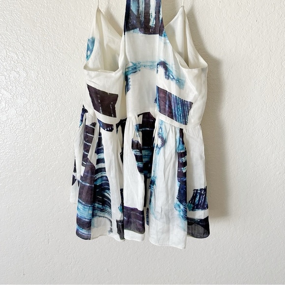 Tibi Pleated Camisole Peplum Racerback Blouse size 2 - Picture 14 of 14